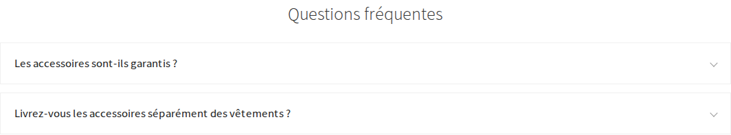 FAQ affichée automatiquement en haut d'une page de catégorie